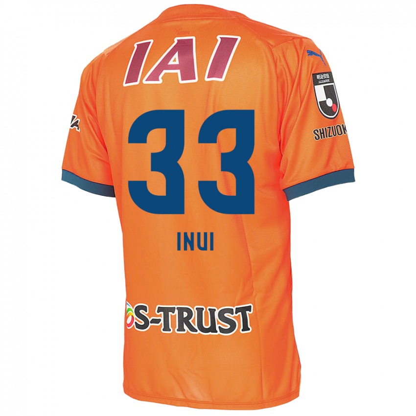 Niño Camiseta Takashi Inui #33 Naranja Azul 1ª Equipación 2024/25 La Camisa Argentina