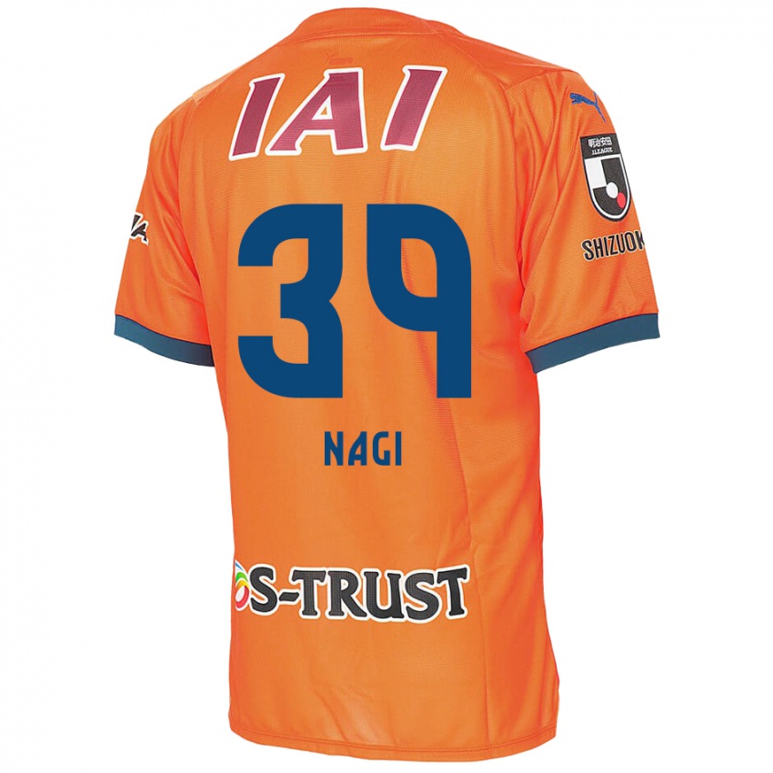 Niño Camiseta Nagi Kawatani #39 Naranja Azul 1ª Equipación 2024/25 La Camisa Argentina