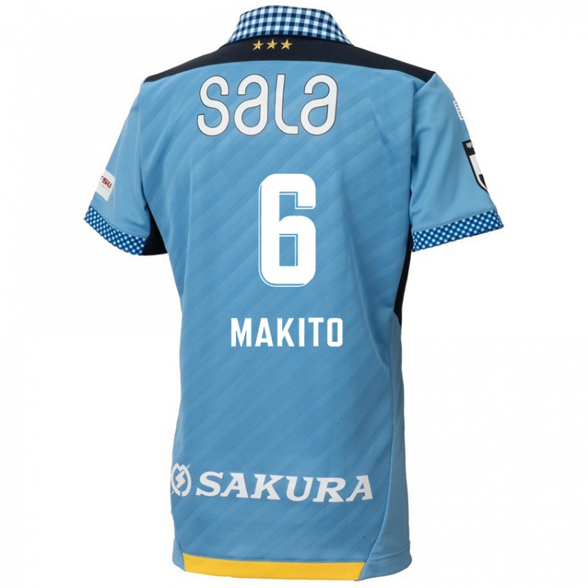 Niño Camiseta Makito Ito #6 Azul Negro 1ª Equipación 2024/25 La Camisa Argentina