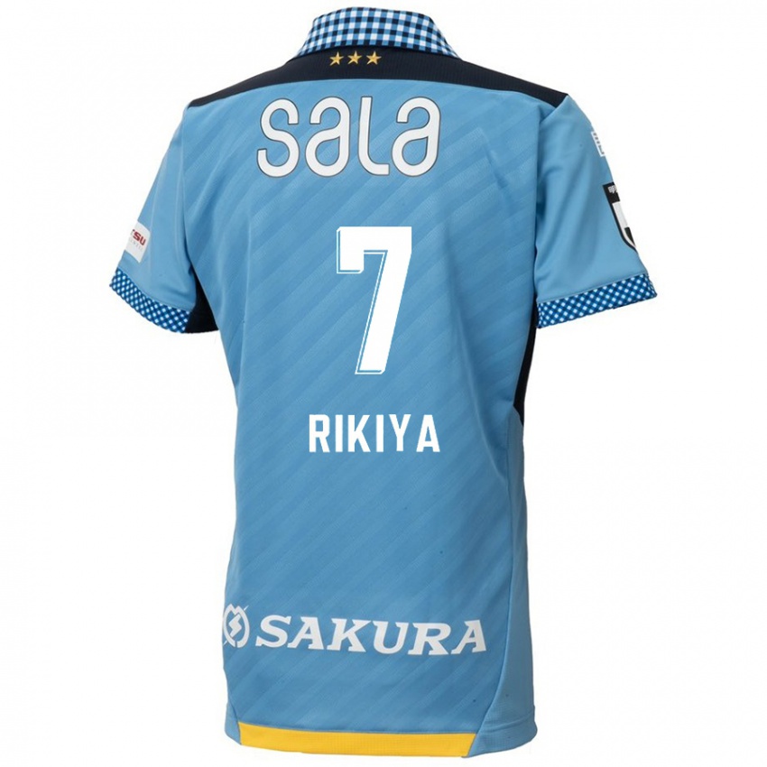 Niño Camiseta Rikiya Uehara #7 Azul Negro 1ª Equipación 2024/25 La Camisa Argentina