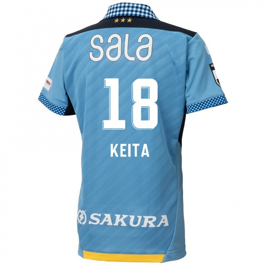 Niño Camiseta Keita Takahata #18 Azul Negro 1ª Equipación 2024/25 La Camisa Argentina