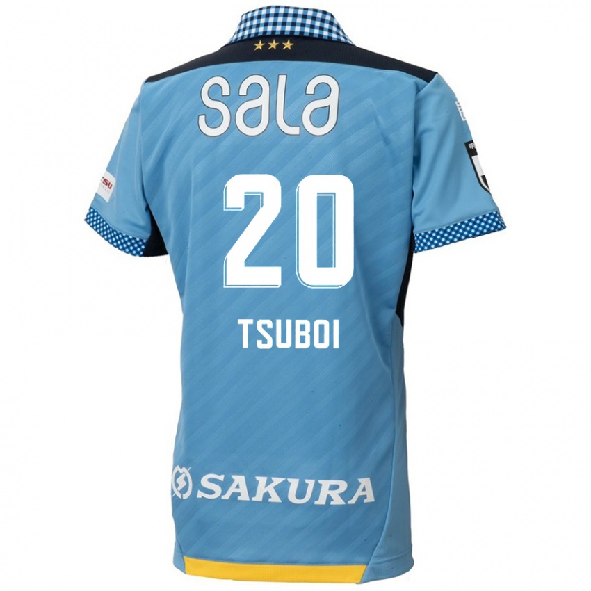 Niño Camiseta Yuya Tsuboi #20 Azul Negro 1ª Equipación 2024/25 La Camisa Argentina