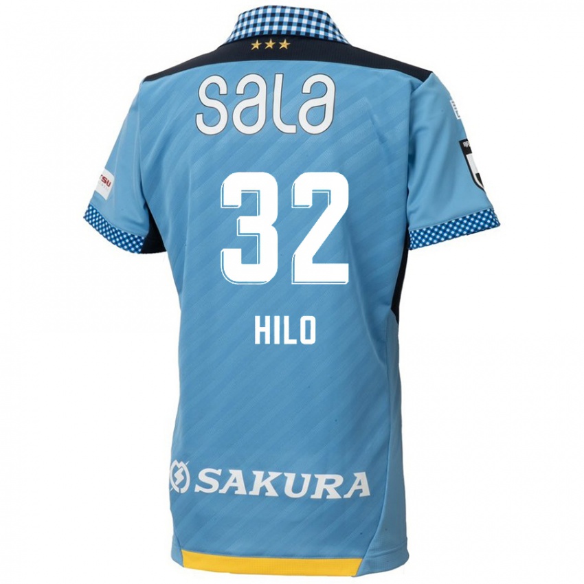 Niño Camiseta Hassan Hilo #32 Azul Negro 1ª Equipación 2024/25 La Camisa Argentina