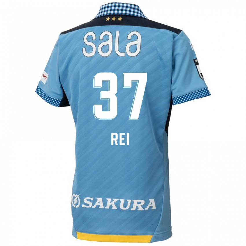 Niño Camiseta Rei Hirakawa #37 Azul Negro 1ª Equipación 2024/25 La Camisa Argentina