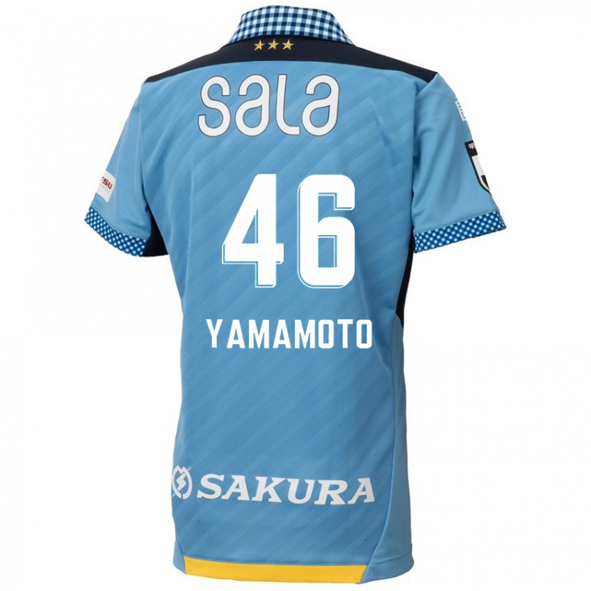 Niño Camiseta Shota Yamamoto #46 Azul Negro 1ª Equipación 2024/25 La Camisa Argentina