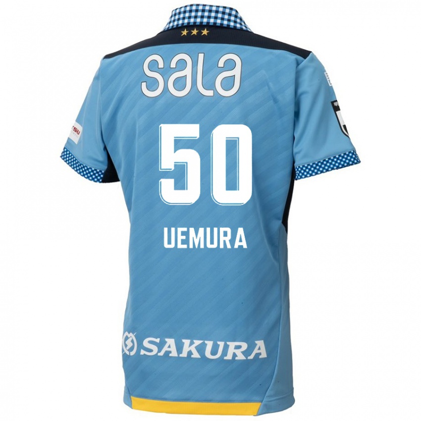 Niño Camiseta Hiroto Uemura #50 Azul Negro 1ª Equipación 2024/25 La Camisa Argentina