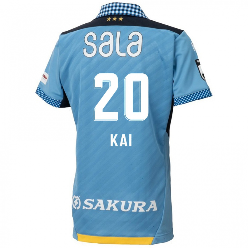 Niño Camiseta Yua Kai #20 Azul Negro 1ª Equipación 2024/25 La Camisa Argentina