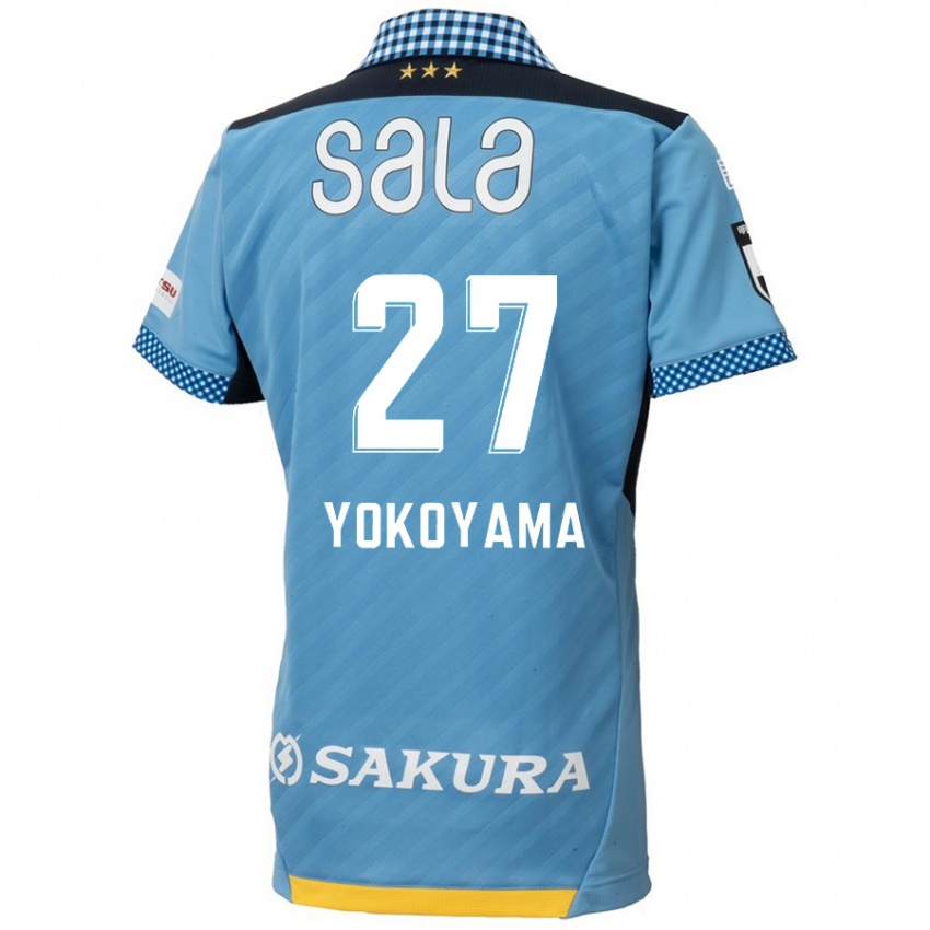 Niño Camiseta Kota Yokoyama #27 Azul Negro 1ª Equipación 2024/25 La Camisa Argentina