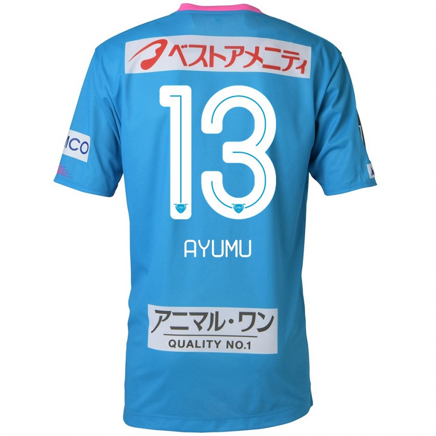 Niño Camiseta Ayumu Yokoyama #13 Azul Rosado 1ª Equipación 2024/25 La Camisa Argentina