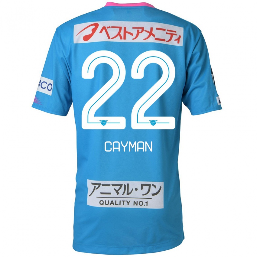 Niño Camiseta Cayman Togashi #22 Azul Rosado 1ª Equipación 2024/25 La Camisa Argentina