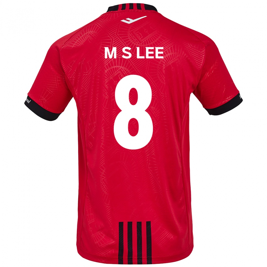 Niño Camiseta Seung-Mo Lee #8 Negro Rojo 1ª Equipación 2024/25 La Camisa Argentina