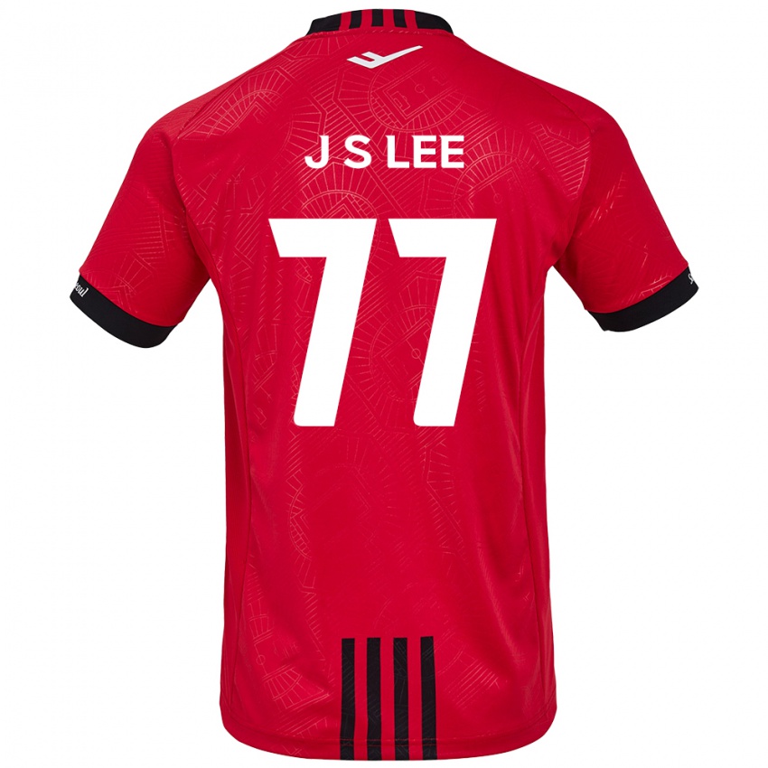 Niño Camiseta Seung-Joon Lee #77 Negro Rojo 1ª Equipación 2024/25 La Camisa Argentina