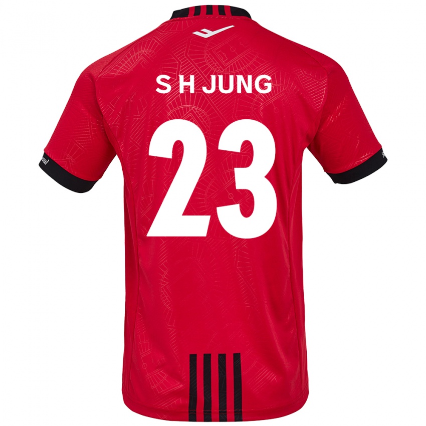 Niño Camiseta Hyeon-Soo Jung #23 Negro Rojo 1ª Equipación 2024/25 La Camisa Argentina