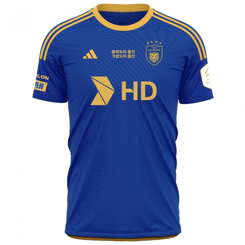 Niño Camiseta Seung-Beom Ko #7 Azul Amarillo 1ª Equipación 2024/25 La Camisa Argentina