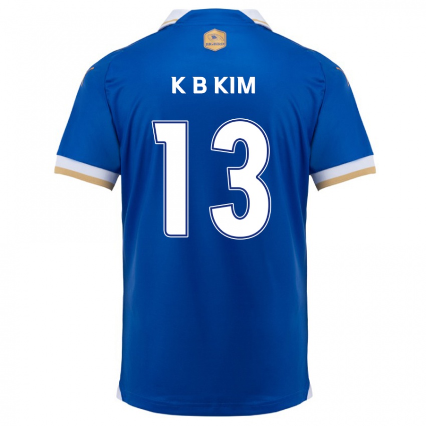 Niño Camiseta Bo-Kyung Kim #13 Azul Blanco 1ª Equipación 2024/25 La Camisa Argentina