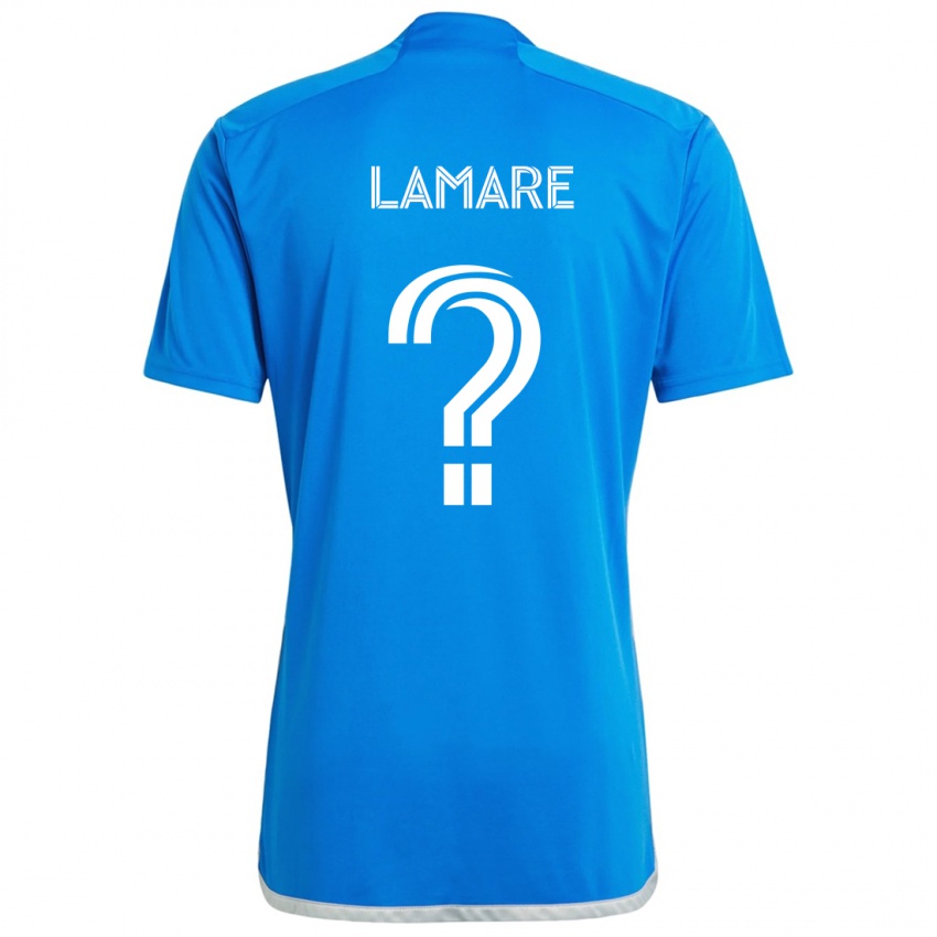 Niño Camiseta Samuel Lamare #0 Azul Blanco 1ª Equipación 2024/25 La Camisa Argentina