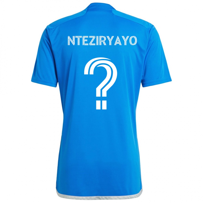 Niño Camiseta Josh Nteziryayo #0 Azul Blanco 1ª Equipación 2024/25 La Camisa Argentina