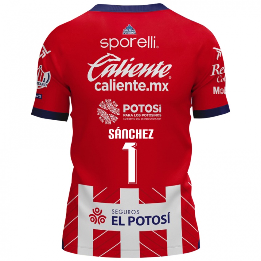 Niño Camiseta Andrés Sánchez #1 Rojo Blanco 1ª Equipación 2024/25 La Camisa Argentina