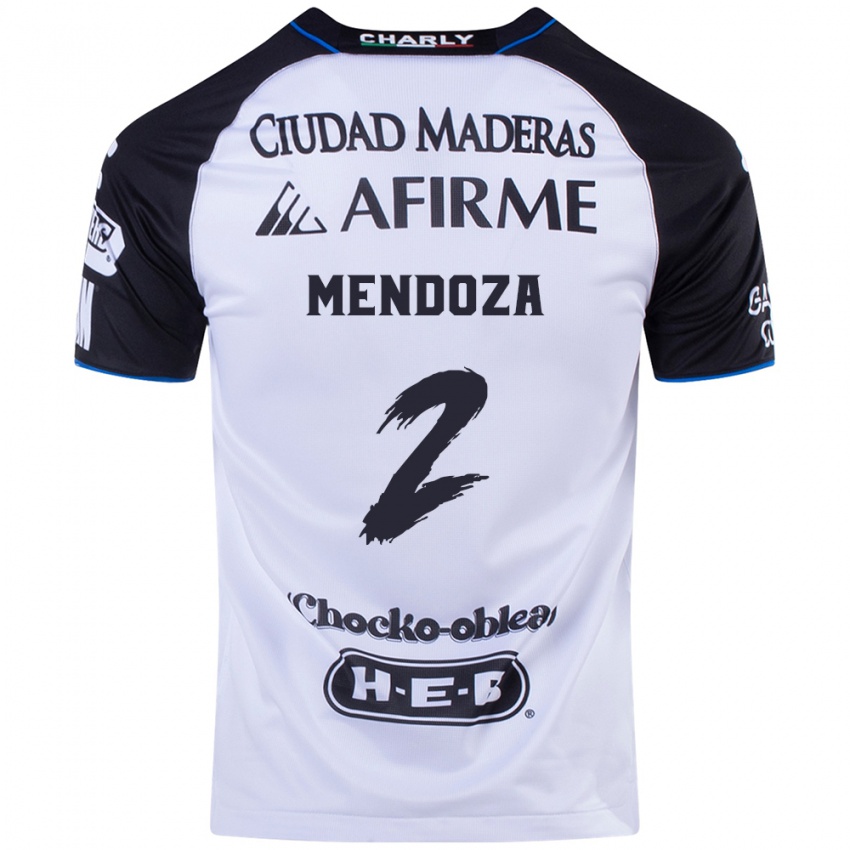 Niño Camiseta Omar Mendoza #2 Azul Negro 1ª Equipación 2024/25 La Camisa Argentina