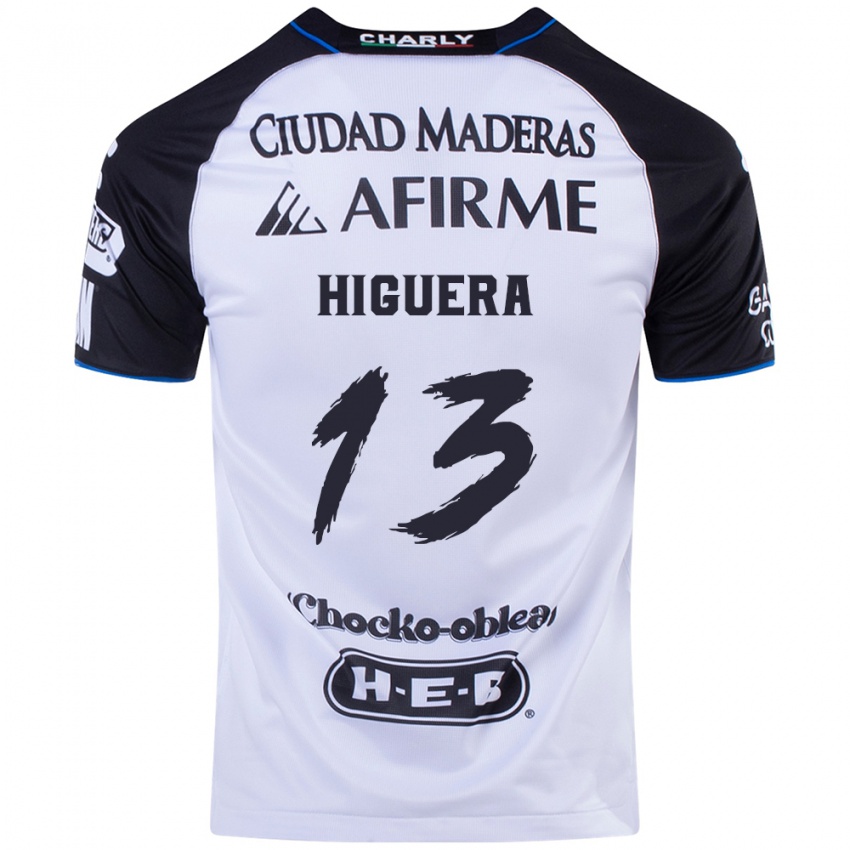 Niño Camiseta Carlos Higuera #13 Azul Negro 1ª Equipación 2024/25 La Camisa Argentina