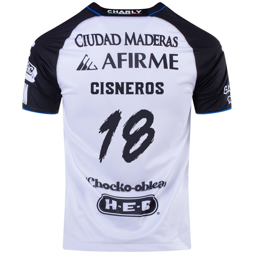 Niño Camiseta Ronaldo Cisneros #18 Azul Negro 1ª Equipación 2024/25 La Camisa Argentina