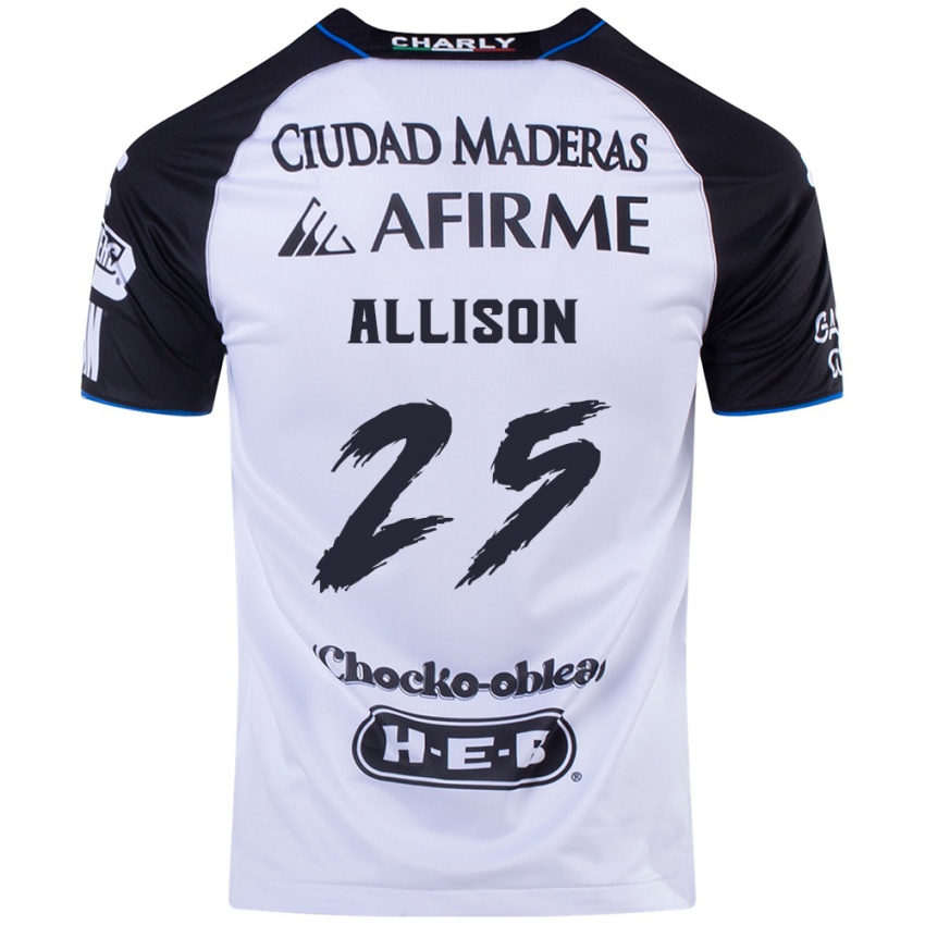 Niño Camiseta Guillermo Allison #25 Azul Negro 1ª Equipación 2024/25 La Camisa Argentina