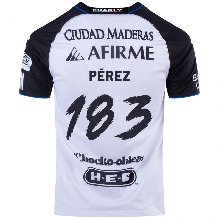 Niño Camiseta Aldahir Pérez #183 Azul Negro 1ª Equipación 2024/25 La Camisa Argentina