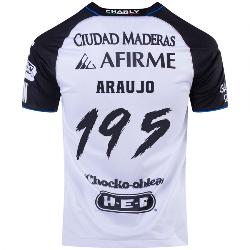 Niño Camiseta Diego Araujo #195 Azul Negro 1ª Equipación 2024/25 La Camisa Argentina