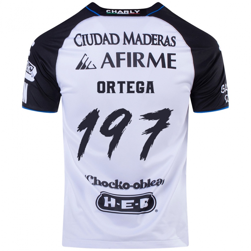 Niño Camiseta Javier Ortega #197 Azul Negro 1ª Equipación 2024/25 La Camisa Argentina