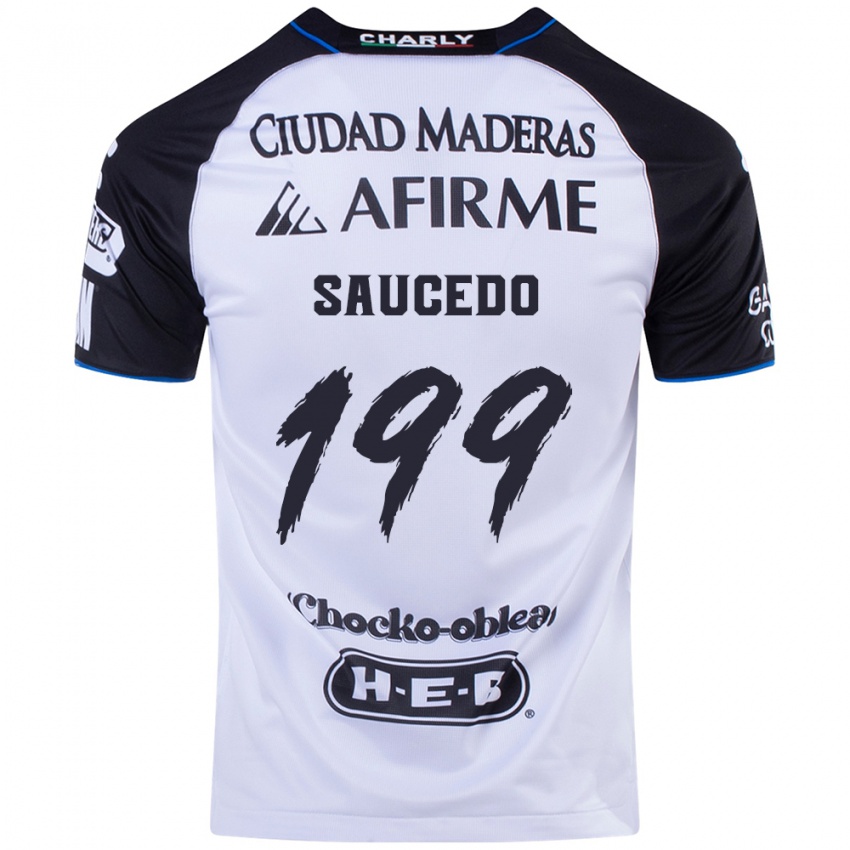 Niño Camiseta Christian Saucedo #199 Azul Negro 1ª Equipación 2024/25 La Camisa Argentina