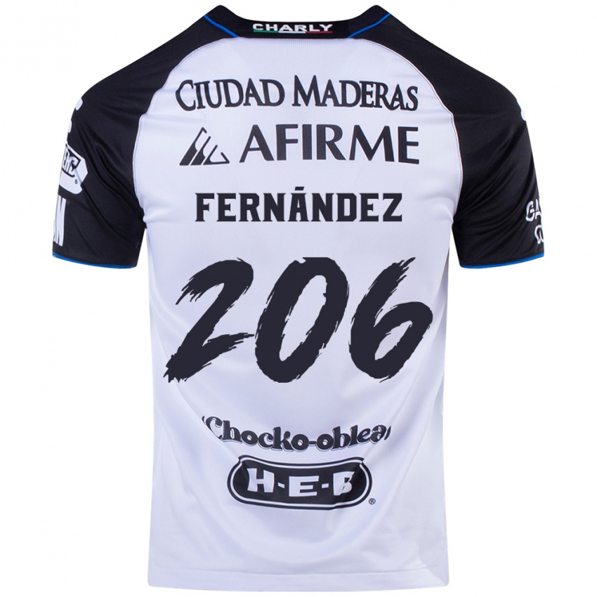 Niño Camiseta Erik Fernández #206 Azul Negro 1ª Equipación 2024/25 La Camisa Argentina