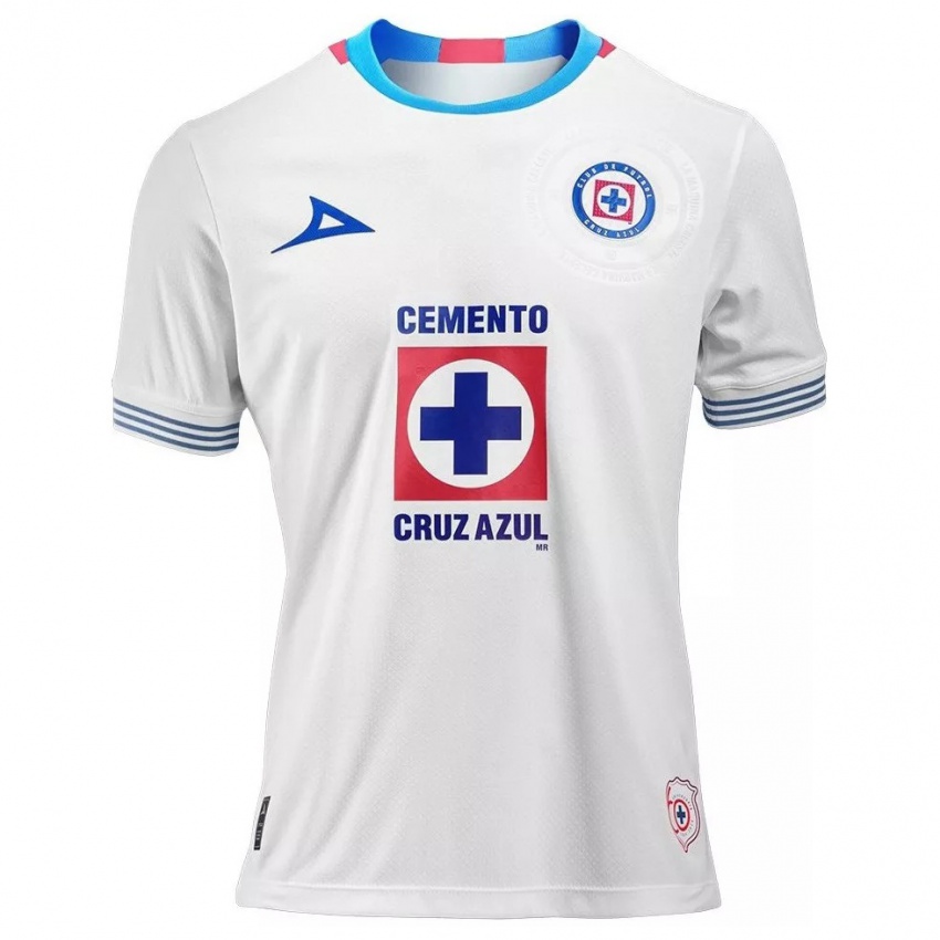 Niño Camiseta Rafael Baca #22 Blanco Azul 2ª Equipación 2024/25 La Camisa Argentina