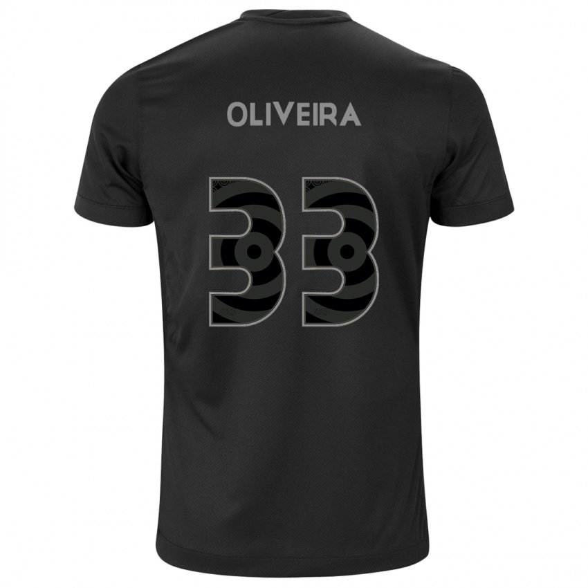 Niño Camiseta Ruan Oliveira #33 Negro 2ª Equipación 2024/25 La Camisa Argentina