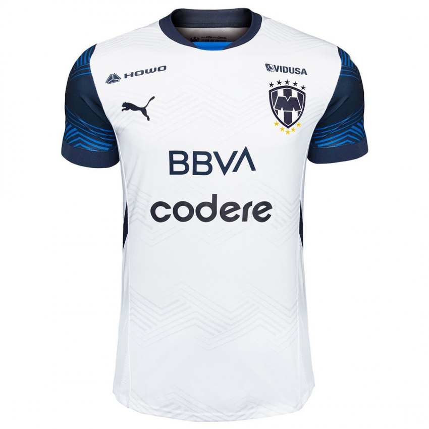 Niño Camiseta Valeria Del Campo #23 Blanco Azul 2ª Equipación 2024/25 La Camisa Argentina