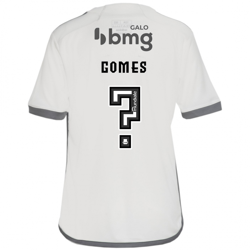 Niño Camiseta Fábio Gomes #0 Blanquecino 2ª Equipación 2024/25 La Camisa Argentina