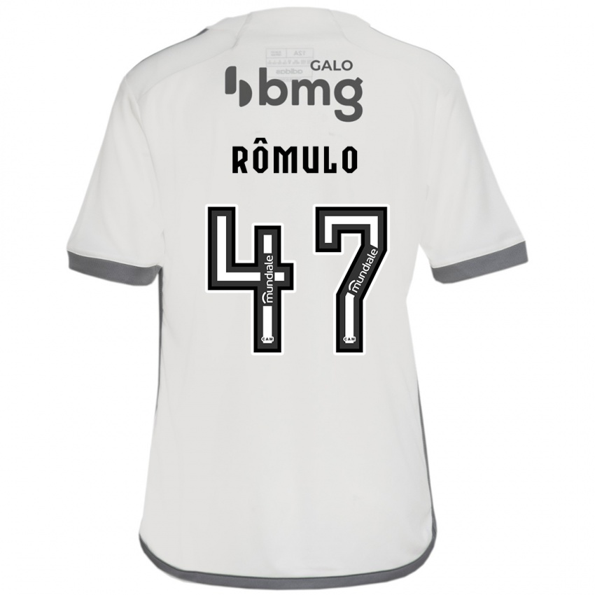 Niño Camiseta Rômulo #47 Blanquecino 2ª Equipación 2024/25 La Camisa Argentina