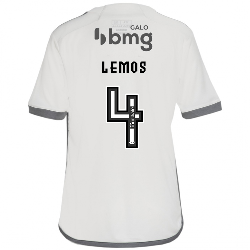 Niño Camiseta Mauricio Lemos #4 Blanquecino 2ª Equipación 2024/25 La Camisa Argentina