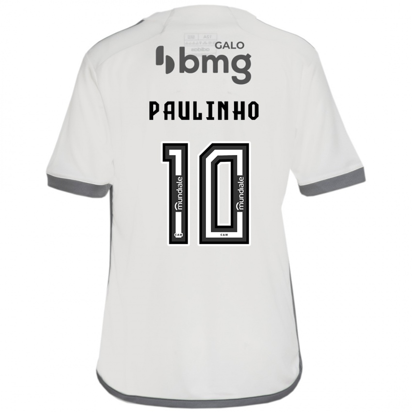 Niño Camiseta Paulinho #10 Blanquecino 2ª Equipación 2024/25 La Camisa Argentina