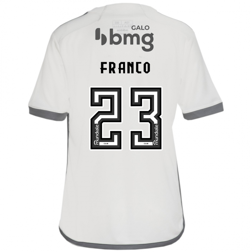 Niño Camiseta Alan Franco #23 Blanquecino 2ª Equipación 2024/25 La Camisa Argentina