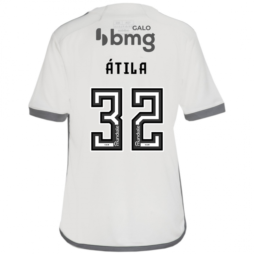 Niño Camiseta Gabriel Átila #32 Blanquecino 2ª Equipación 2024/25 La Camisa Argentina