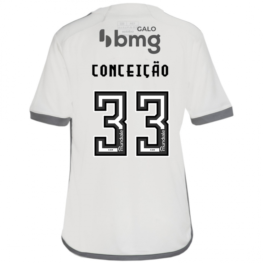 Niño Camiseta Robert Conceição #33 Blanquecino 2ª Equipación 2024/25 La Camisa Argentina