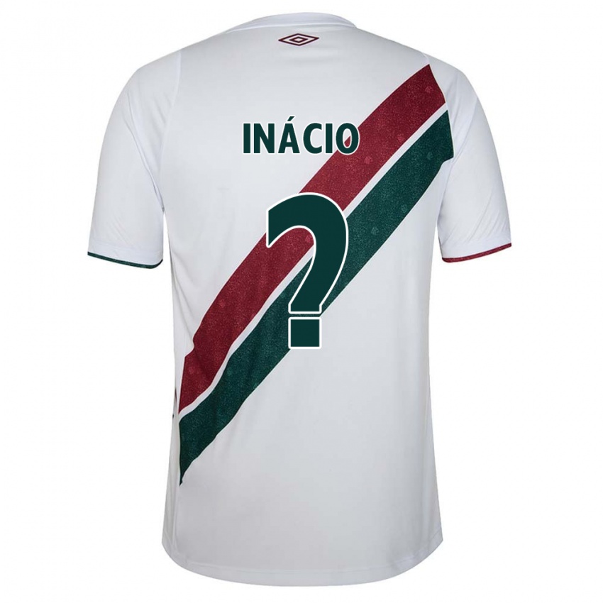 Niño Camiseta João Inácio #0 Blanco Verde Granate 2ª Equipación 2024/25 La Camisa Argentina