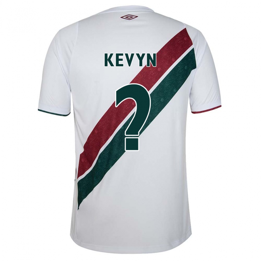 Niño Camiseta Kevyn #0 Blanco Verde Granate 2ª Equipación 2024/25 La Camisa Argentina