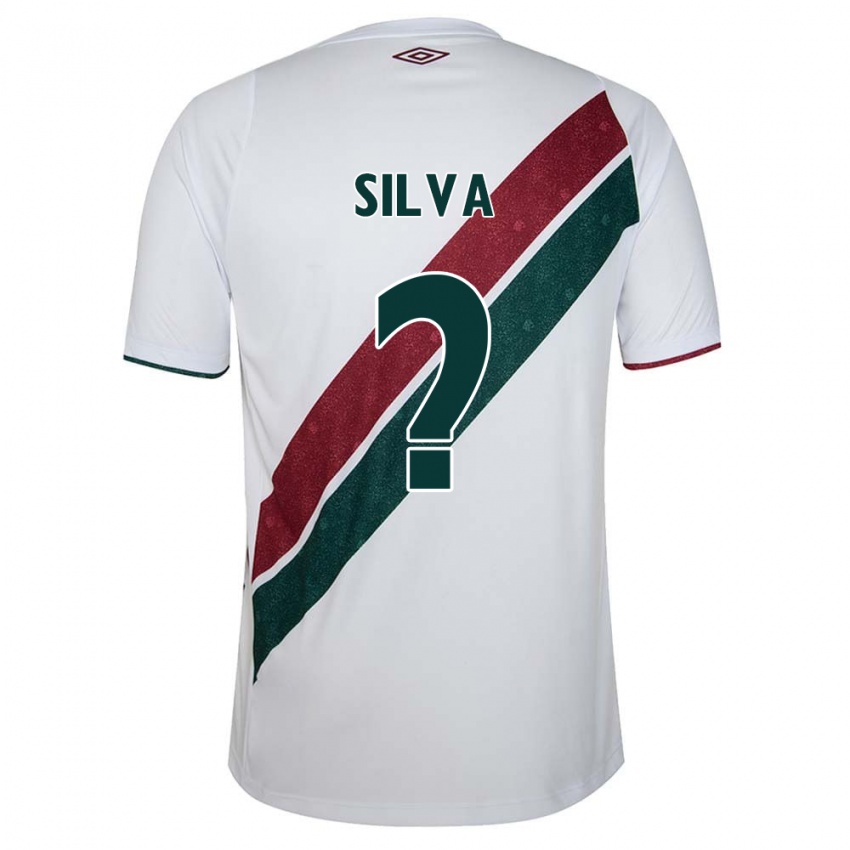 Niño Camiseta Natan Silva #0 Blanco Verde Granate 2ª Equipación 2024/25 La Camisa Argentina