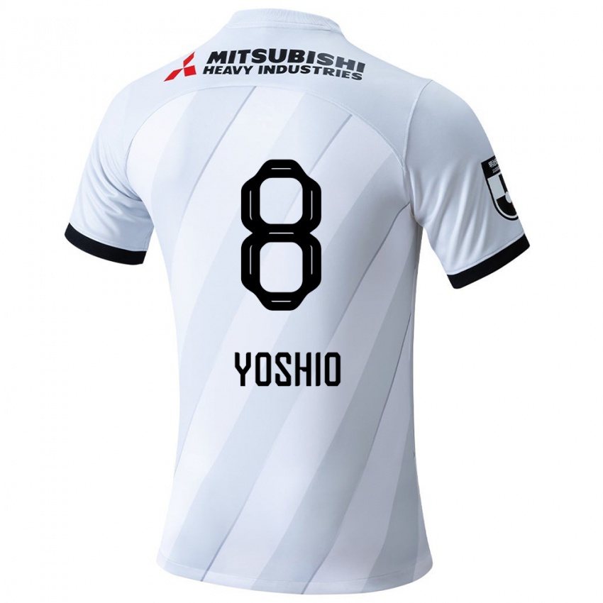 Niño Camiseta Yoshio Koizumi #8 Gris Blanco 2ª Equipación 2024/25 La Camisa Argentina