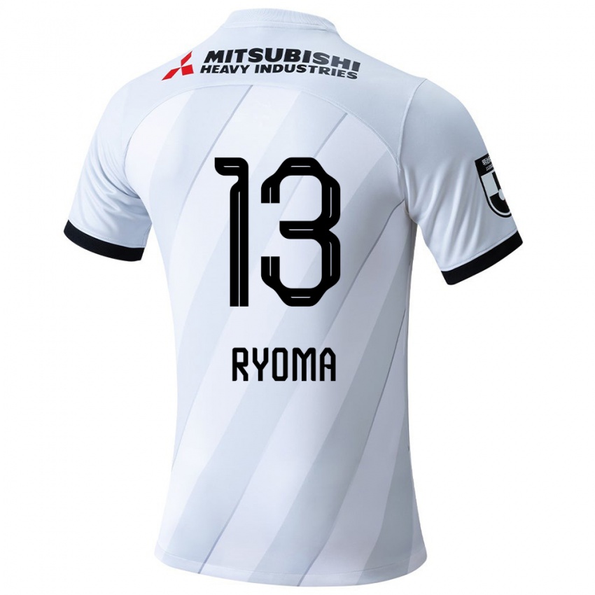 Niño Camiseta Ryoma Watanabe #13 Gris Blanco 2ª Equipación 2024/25 La Camisa Argentina