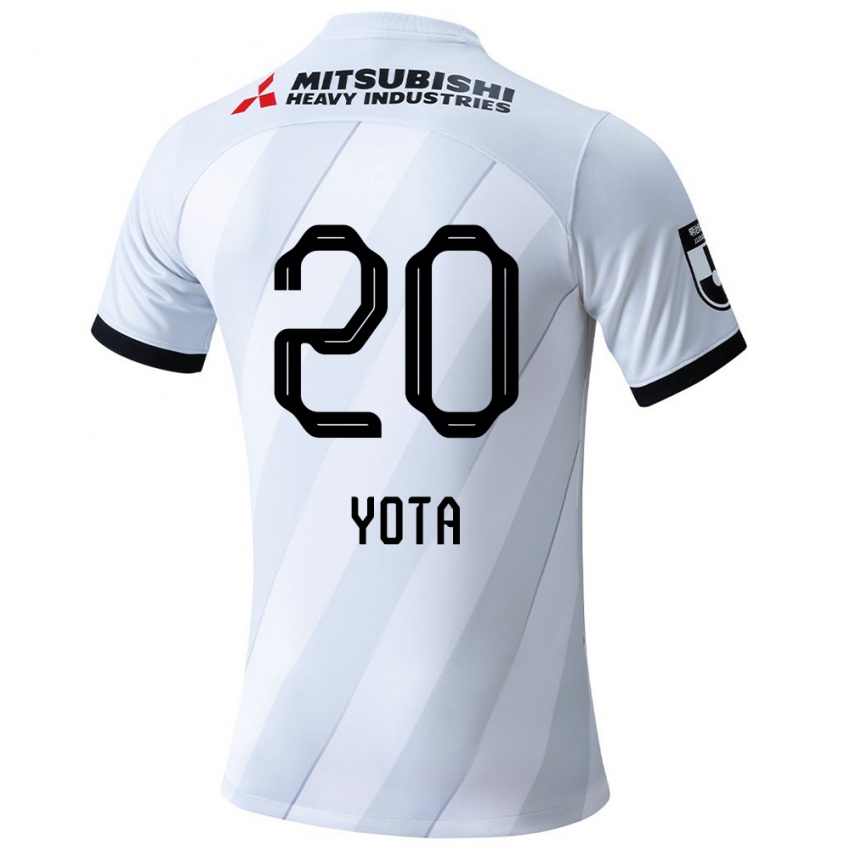 Niño Camiseta Yota Sato #20 Gris Blanco 2ª Equipación 2024/25 La Camisa Argentina