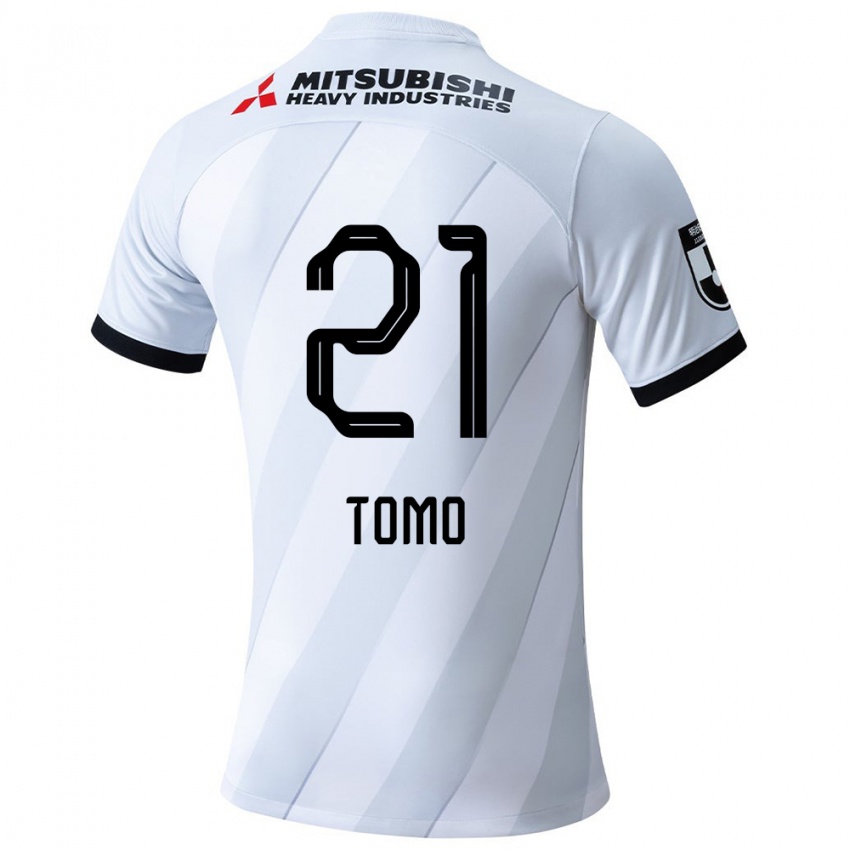 Niño Camiseta Tomoaki Okubo #21 Gris Blanco 2ª Equipación 2024/25 La Camisa Argentina