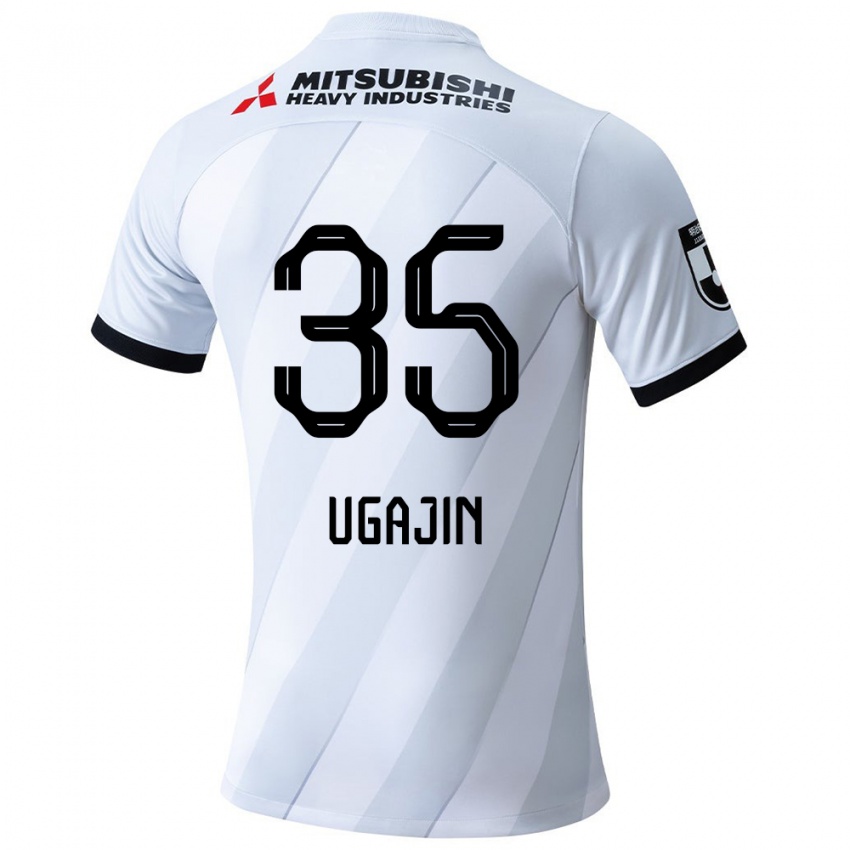 Niño Camiseta Tomoya Ugajin #35 Gris Blanco 2ª Equipación 2024/25 La Camisa Argentina