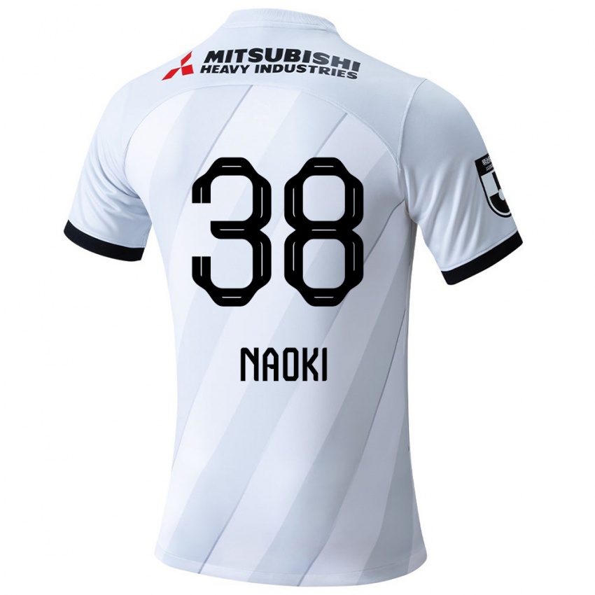 Niño Camiseta Naoki Maeda #38 Gris Blanco 2ª Equipación 2024/25 La Camisa Argentina